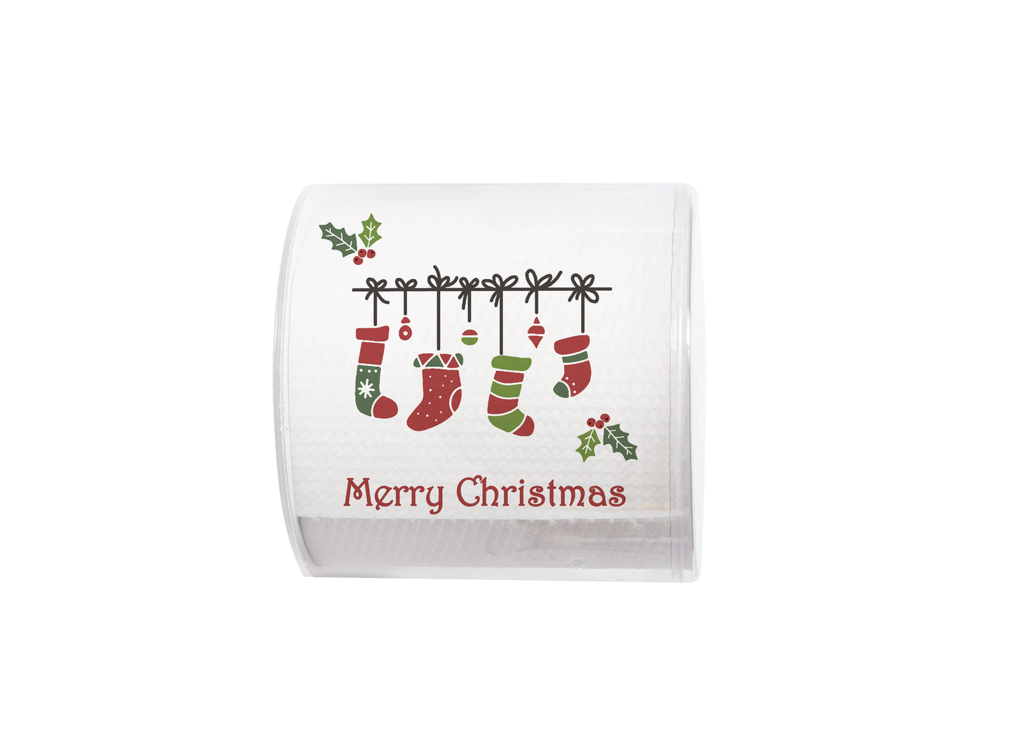 Xmas Stockings Designer Toilet Paper
