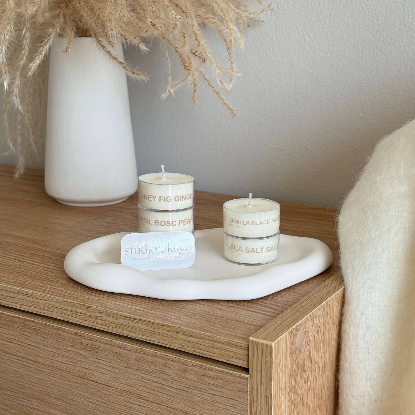 Scent Sample | Candle Sample | 0.5oz | Tea Light Candle: Citrus + Sage