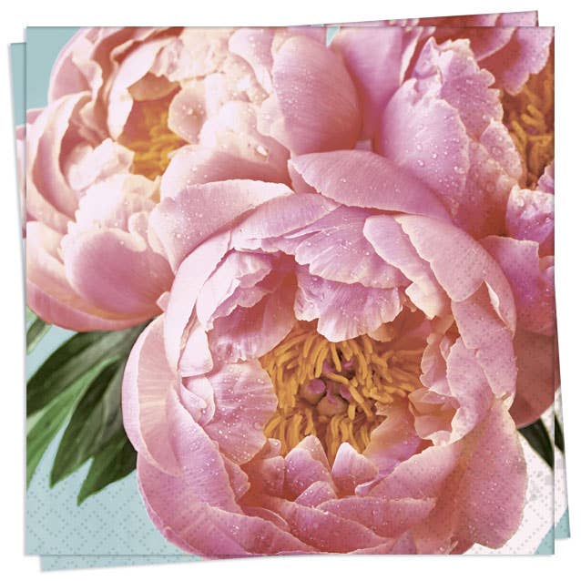 Pink Peony Luncheon Napkin