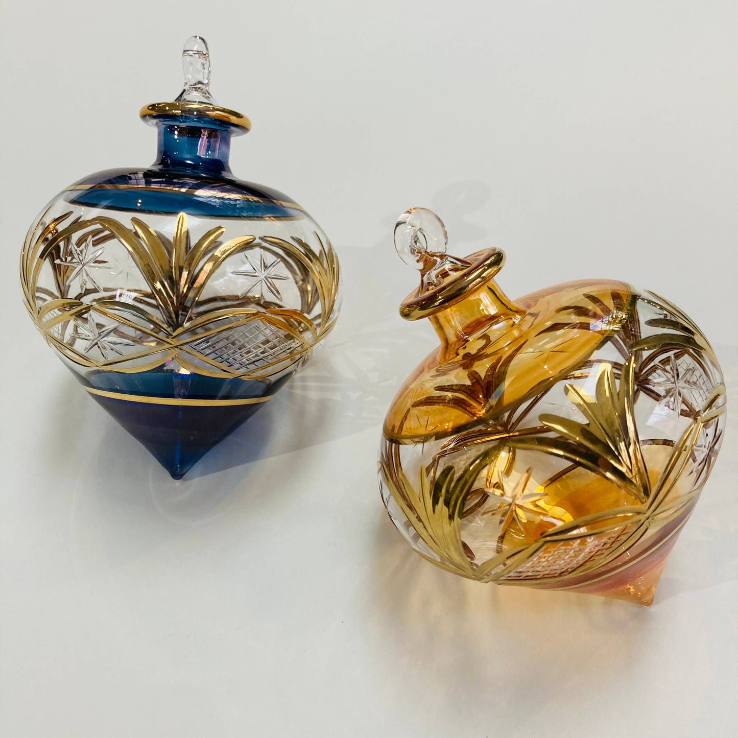 Blown Glass - Drop Blue