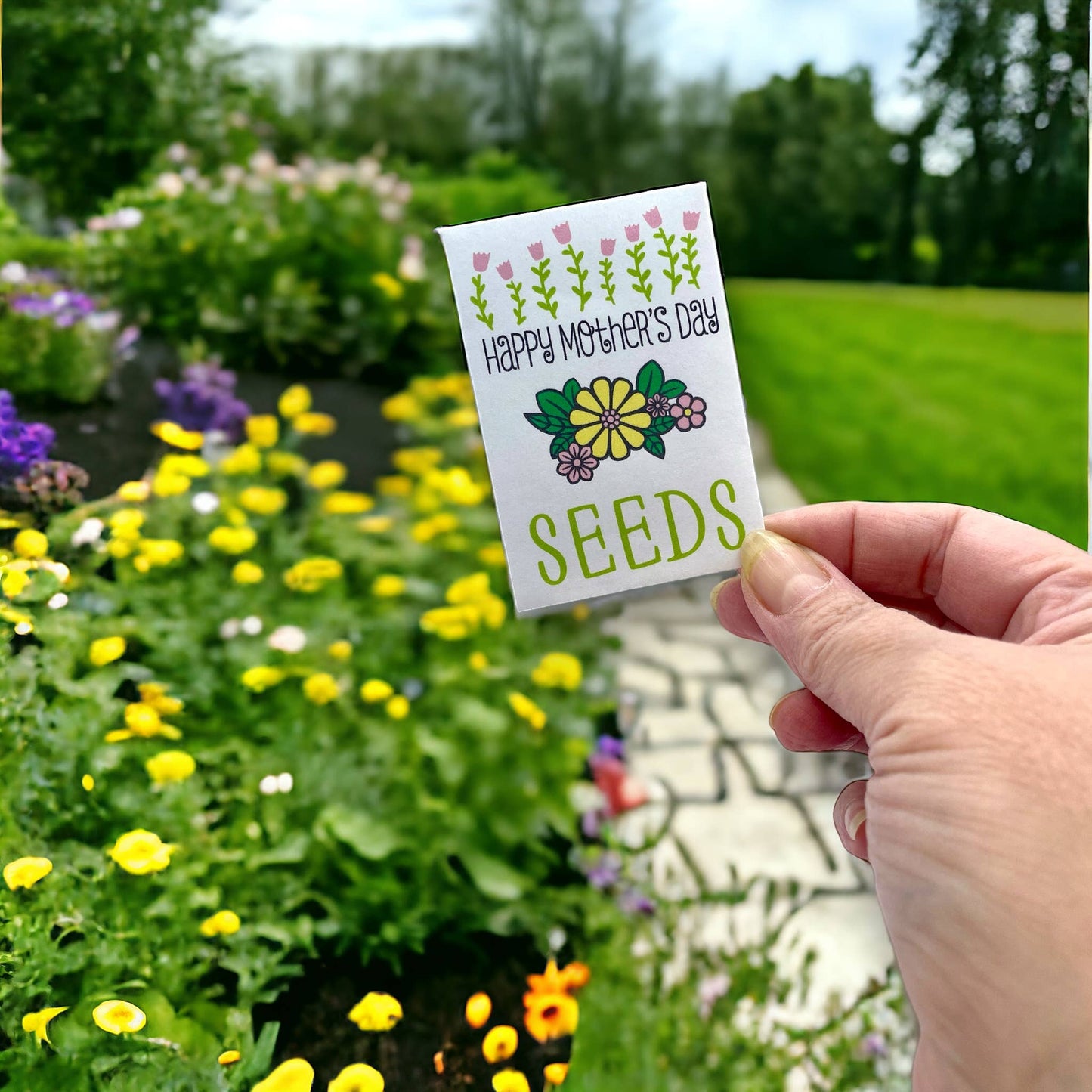 Seed Packages - Mother’s Day seed package with poppies
