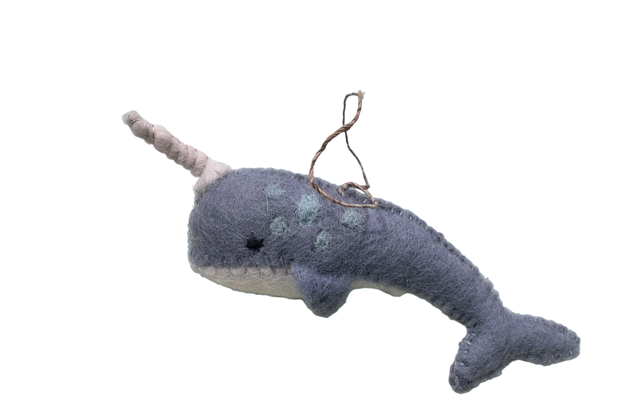 Narwhal Ornament