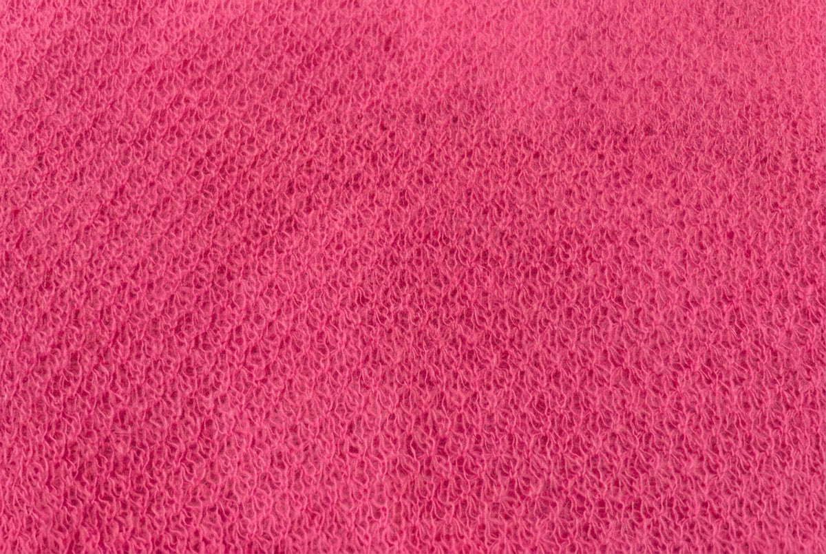 Jali Design Pure Cashmere Knitted Scarf Pink