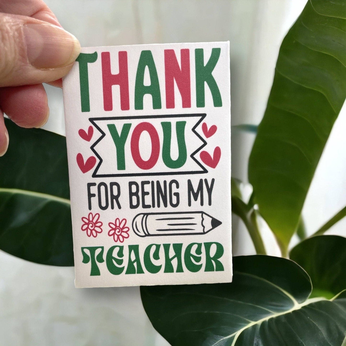 Seed Packages - Teacher Gift seed package with Wildflowers