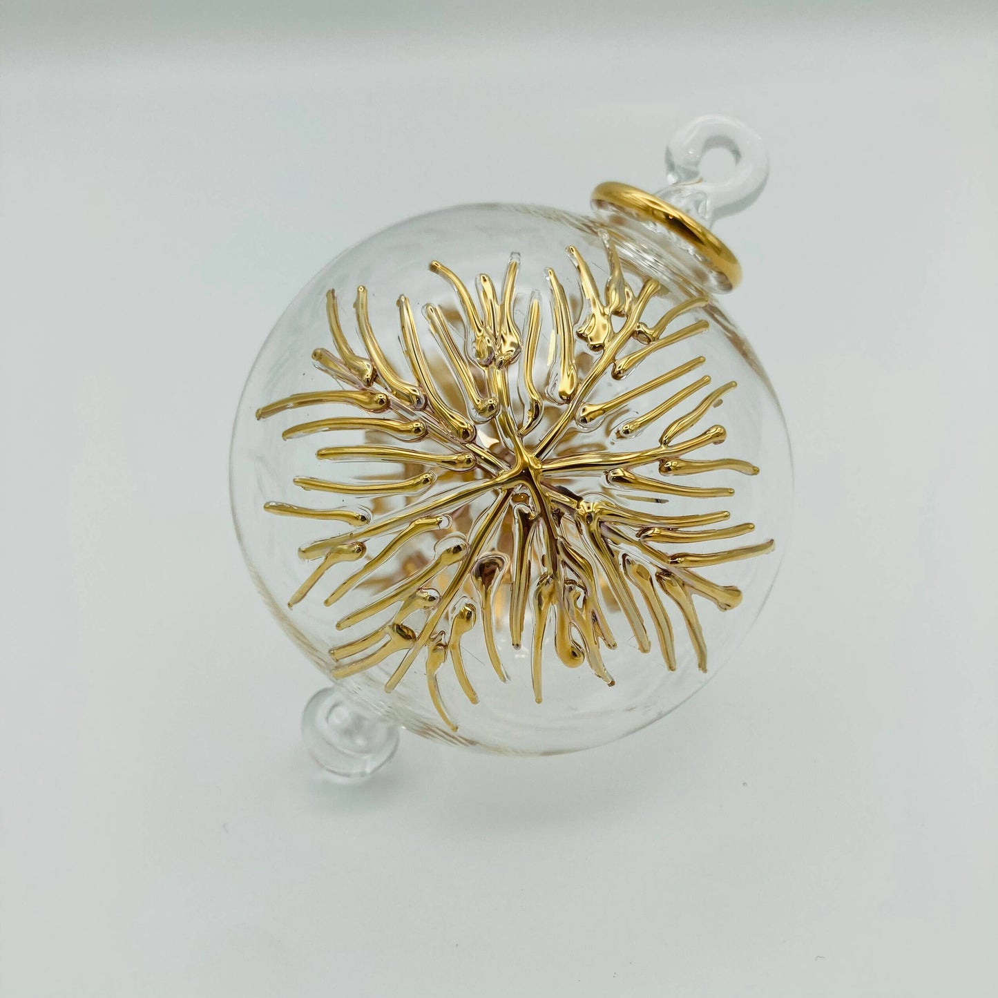 Blown Glass - Frozen Gold