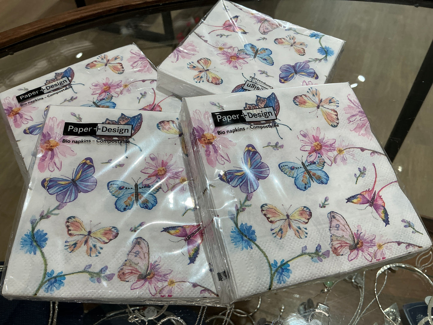 Butterfly napkins - mini
