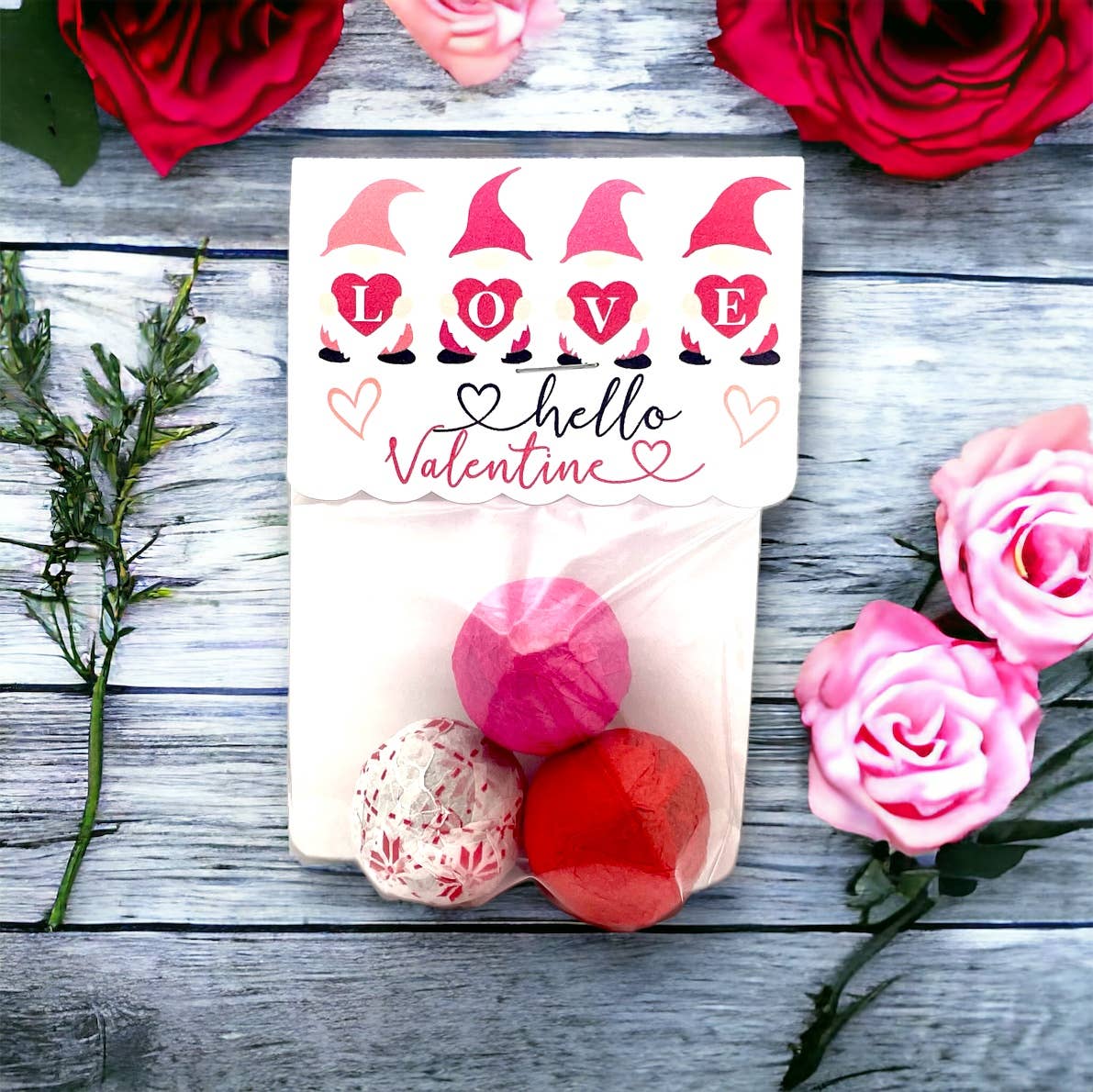 Seed Bombs - 3 Pack - Valentines Day Themed - Red, Pink, Pat