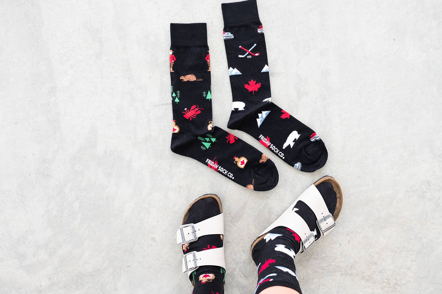 Men's Socks | Canada Icons Socks | Mismatched: Men's 7 - 12