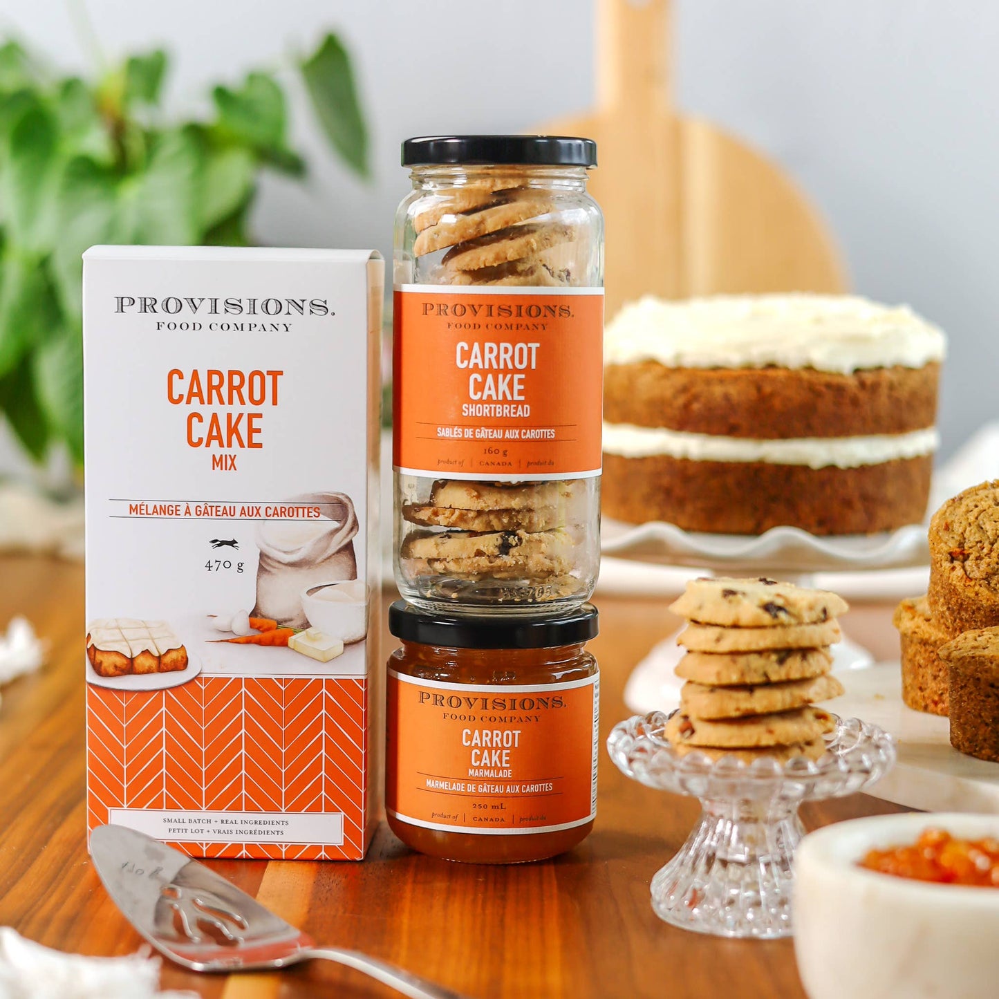 Carrot Cake Shortbread: 160 g