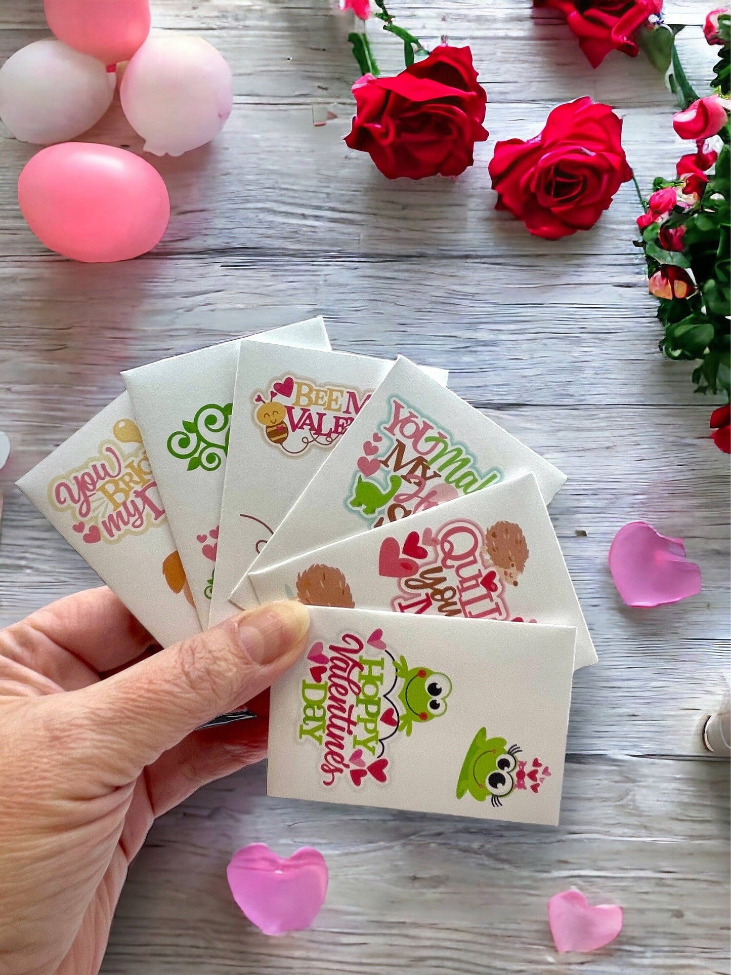 Seed Packages - Valentine’s Day Gift for Kids - Includes See