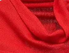 Jali Design Pure Cashmere Knitted Scarf Red