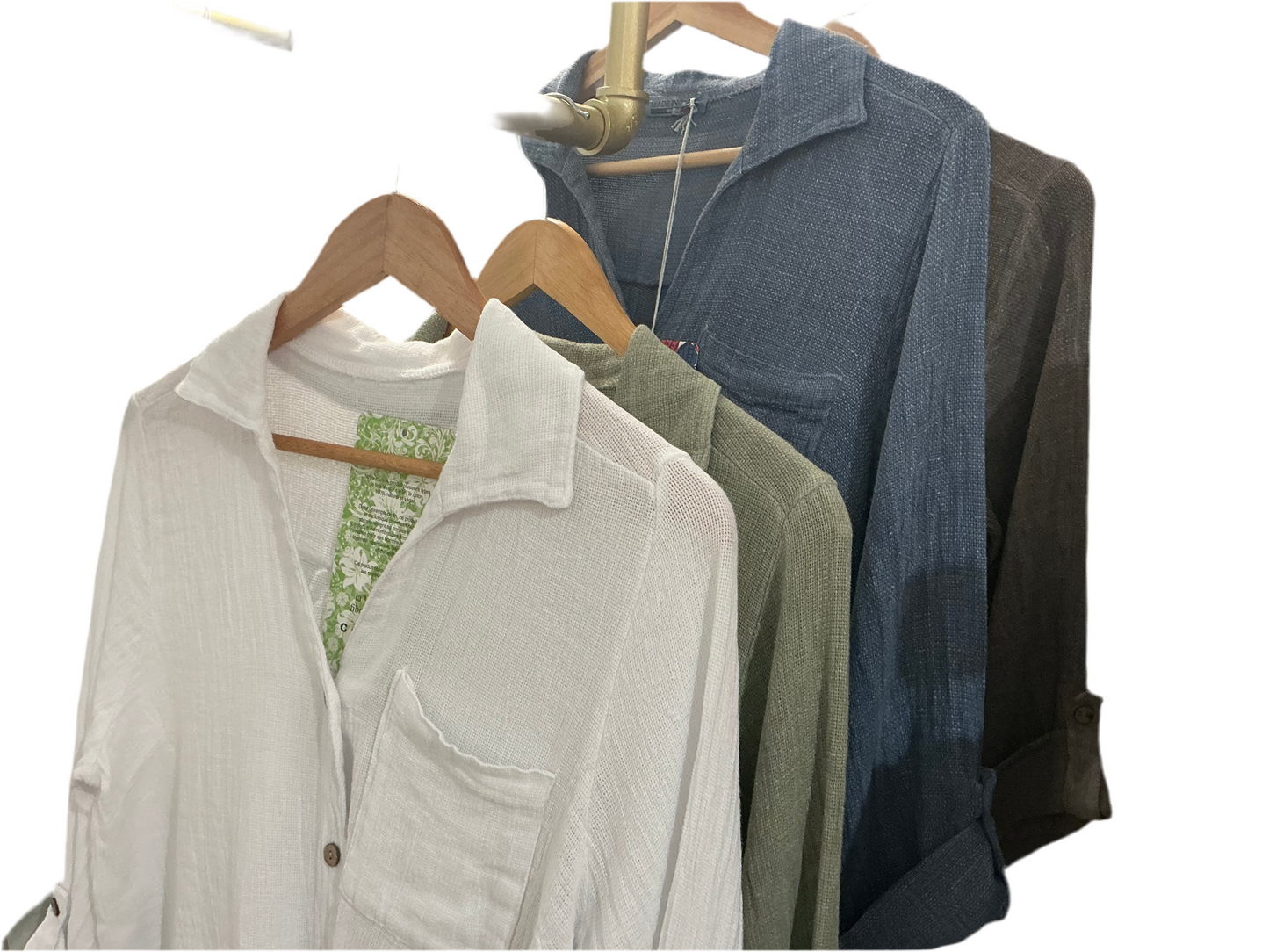 Linen cotton house tie tops