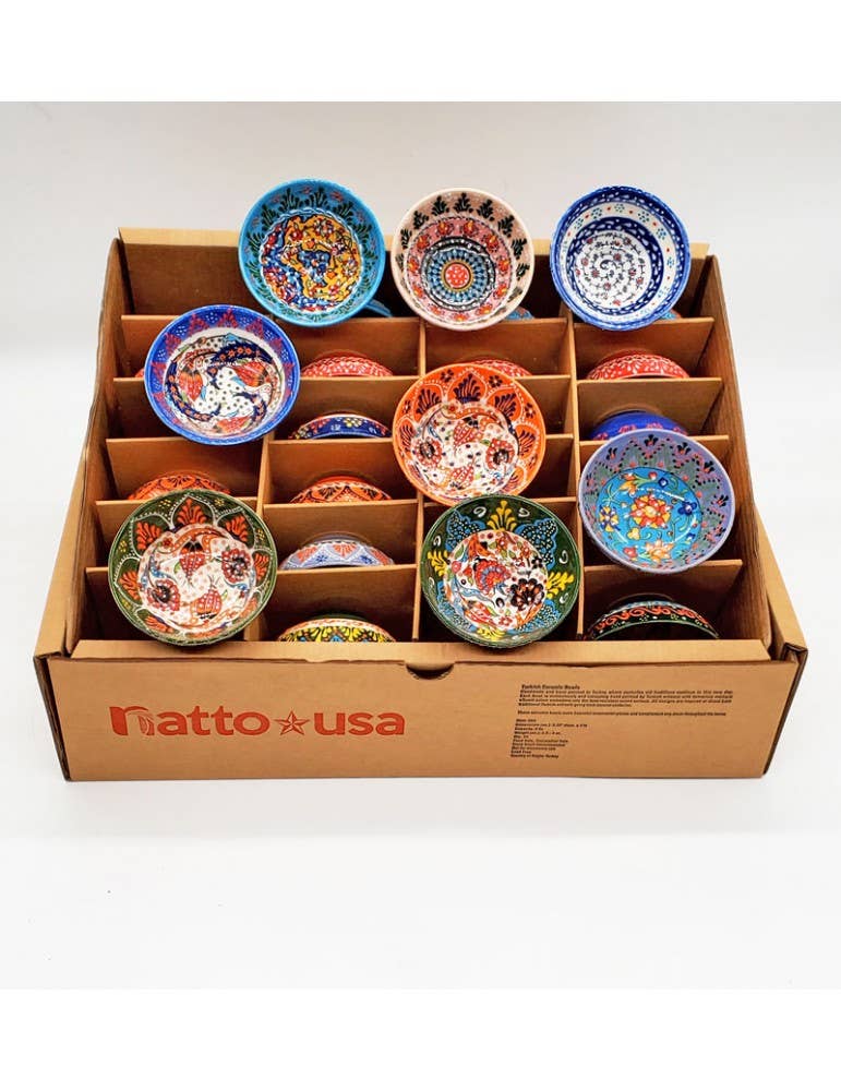 Turkish ceramic 3” bowls garden