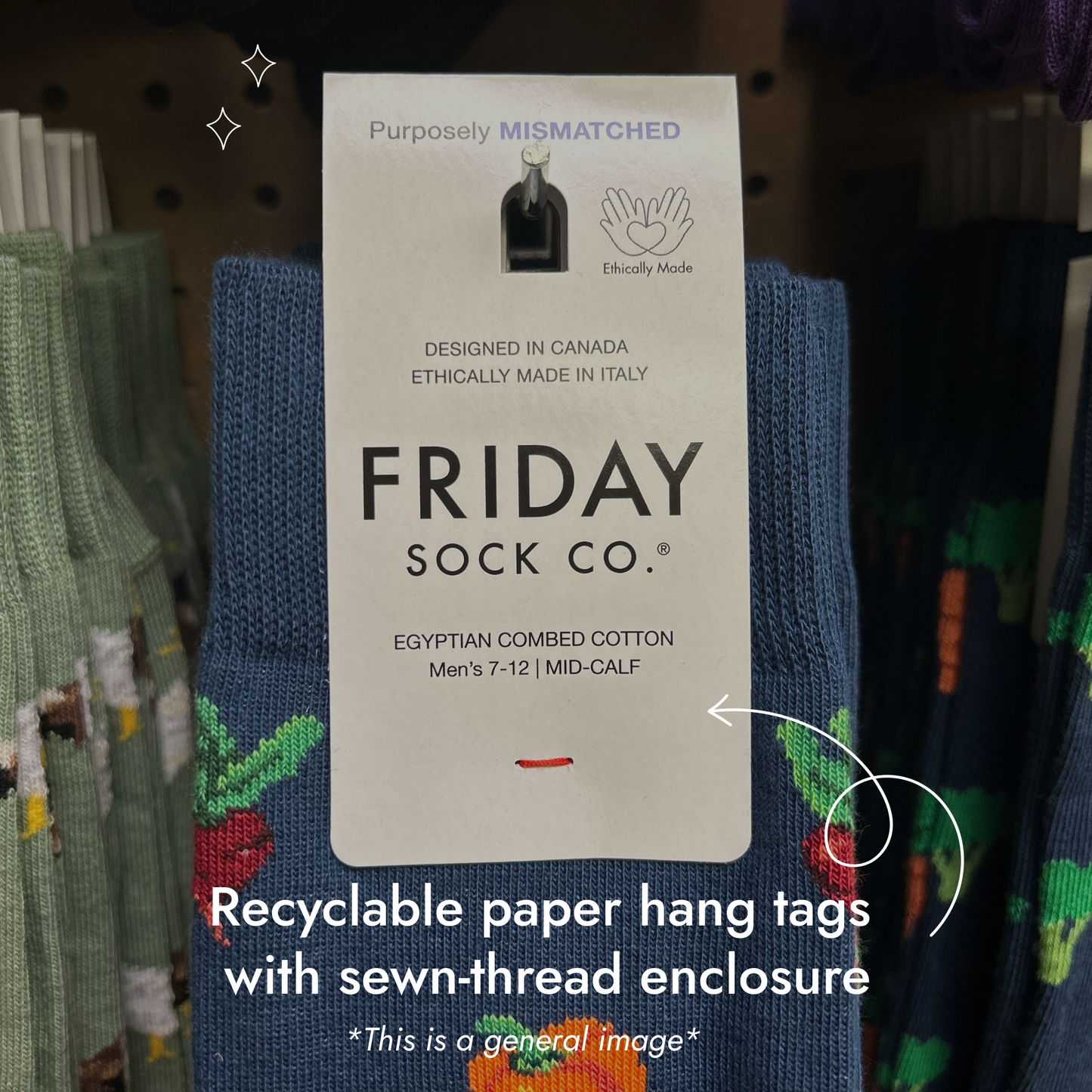 Men’s Inverted Grey Cat Socks: Men's 7 - 12