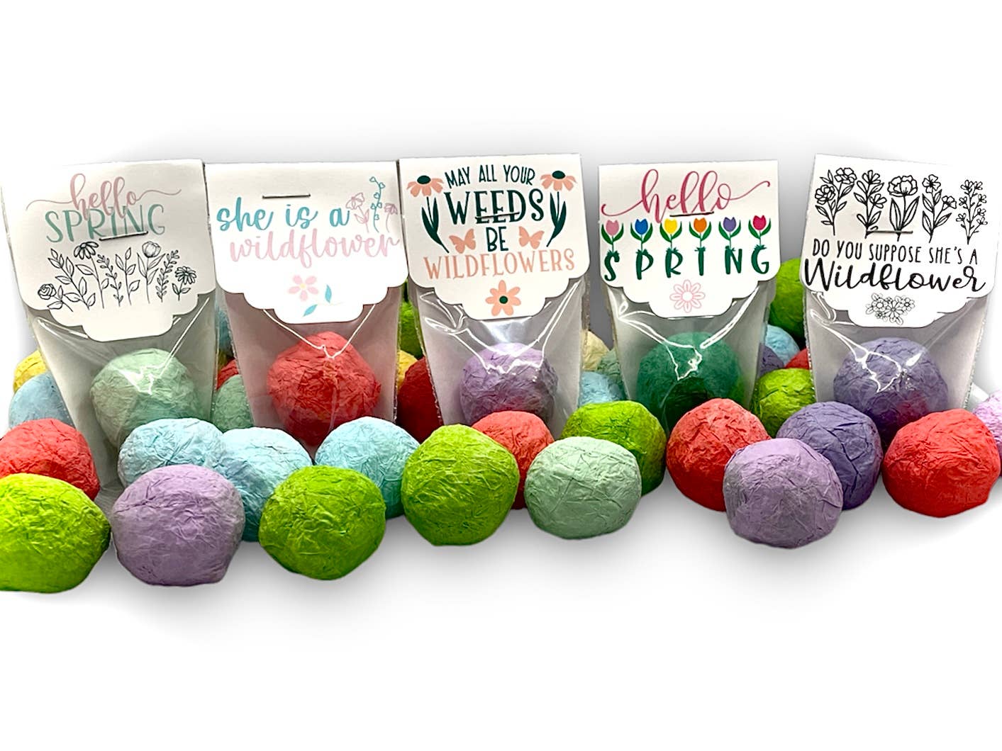 Seed Bombs - Inspirational Messages - Canadian Wildflower