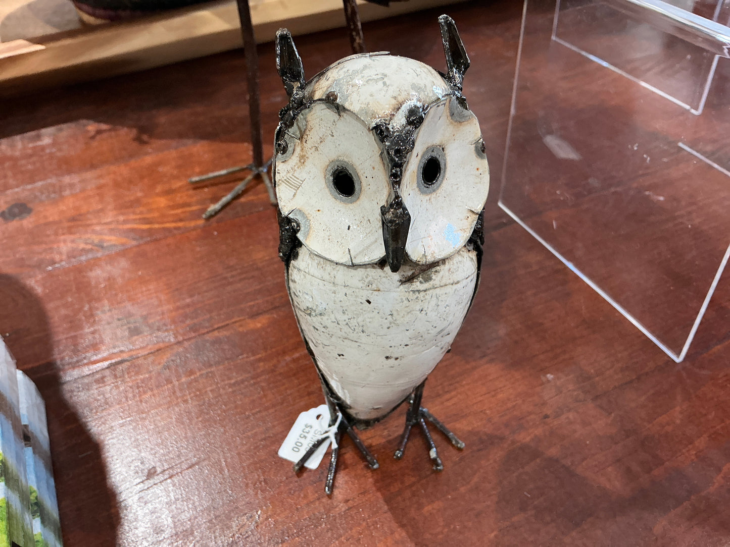 5.5” White Metal Owl SM05