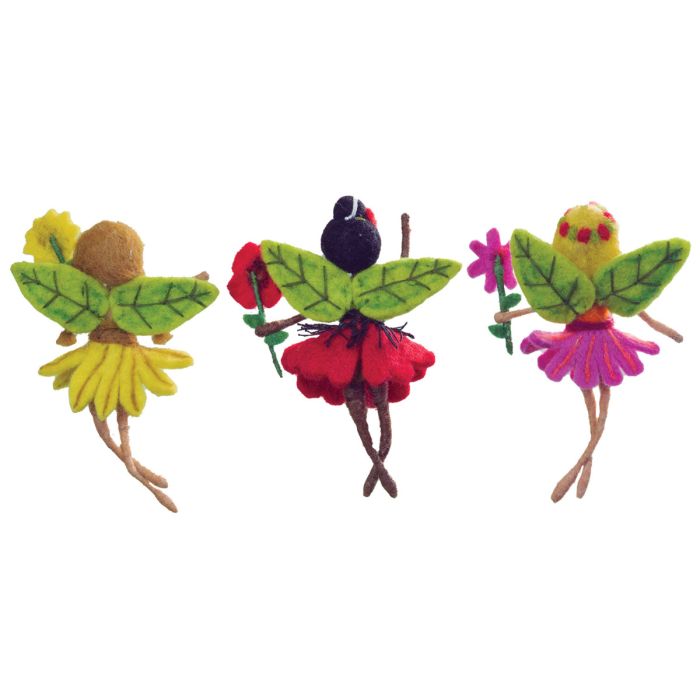 Red Poppy Fairy Ornament