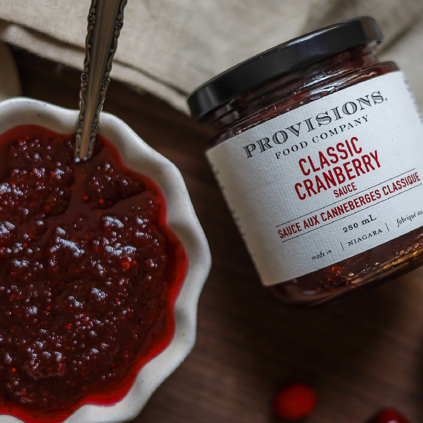Classic Cranberry Sauce: 250mL
