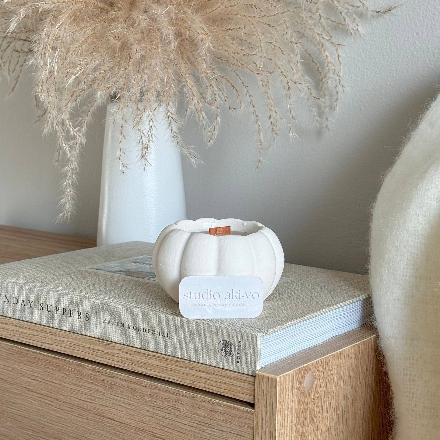 Pumpkin Patch Bourbon Soy Wax Candle | Cozy Fall Autumn Home