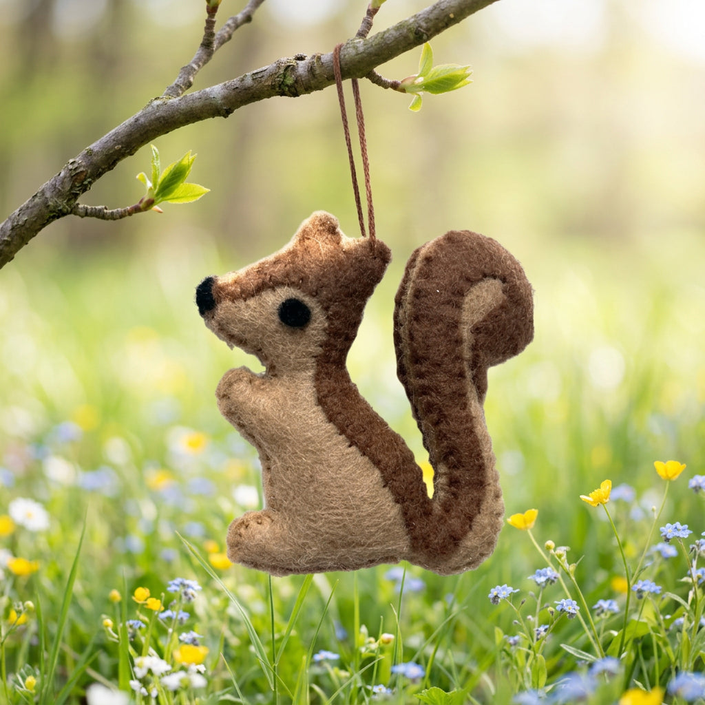 Mini Squirrel Ornament 215