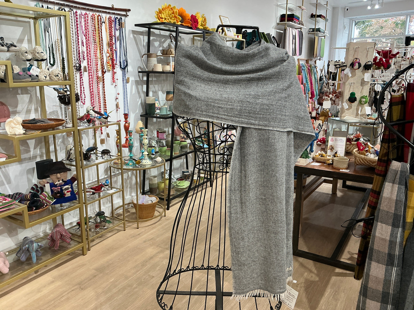 Solid Color Cashmere Scarf