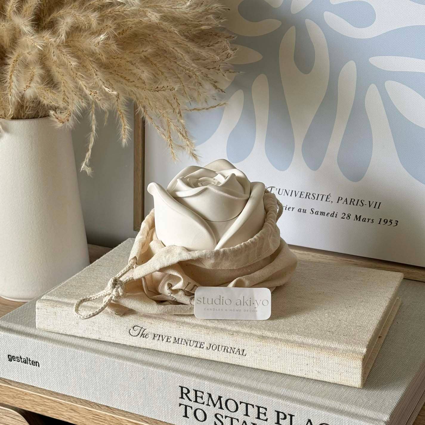 Rosebud Scented Wood Wick Soy Candle | 3oz | Mother's Day