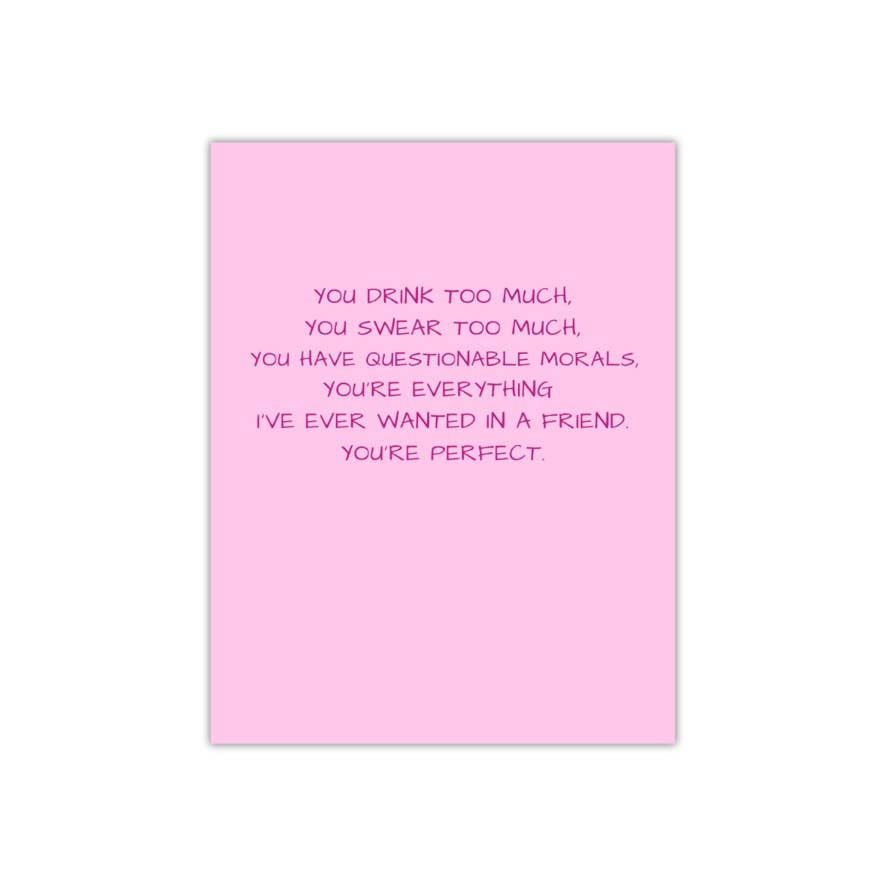 You're Perfect Card