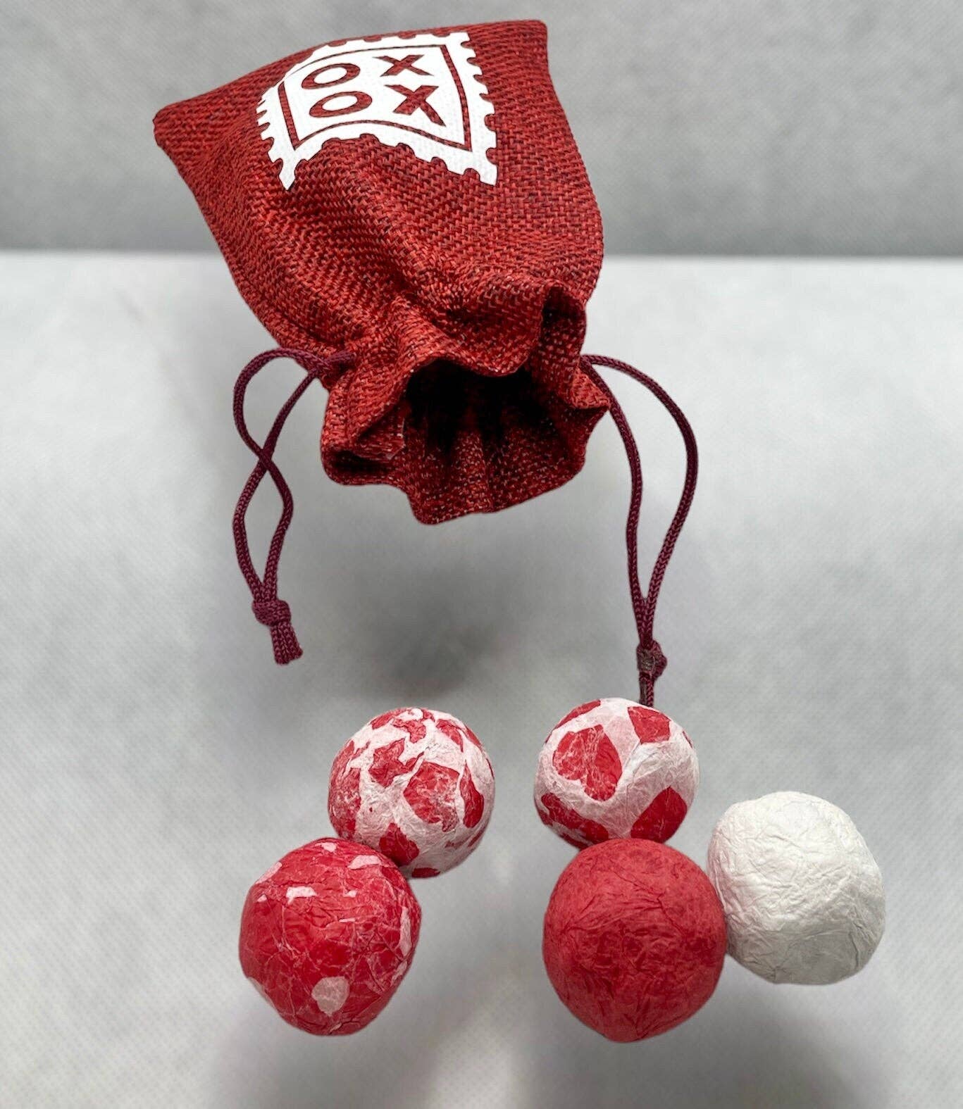 Seed Bombs - 5 Pack - Valentine’s Day themed - Red burlap ba