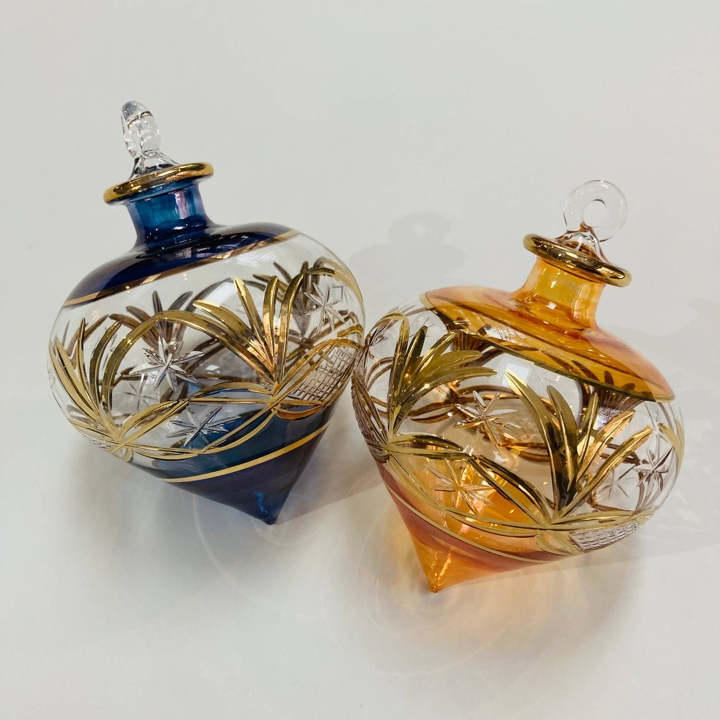 Blown Glass - Drop Blue