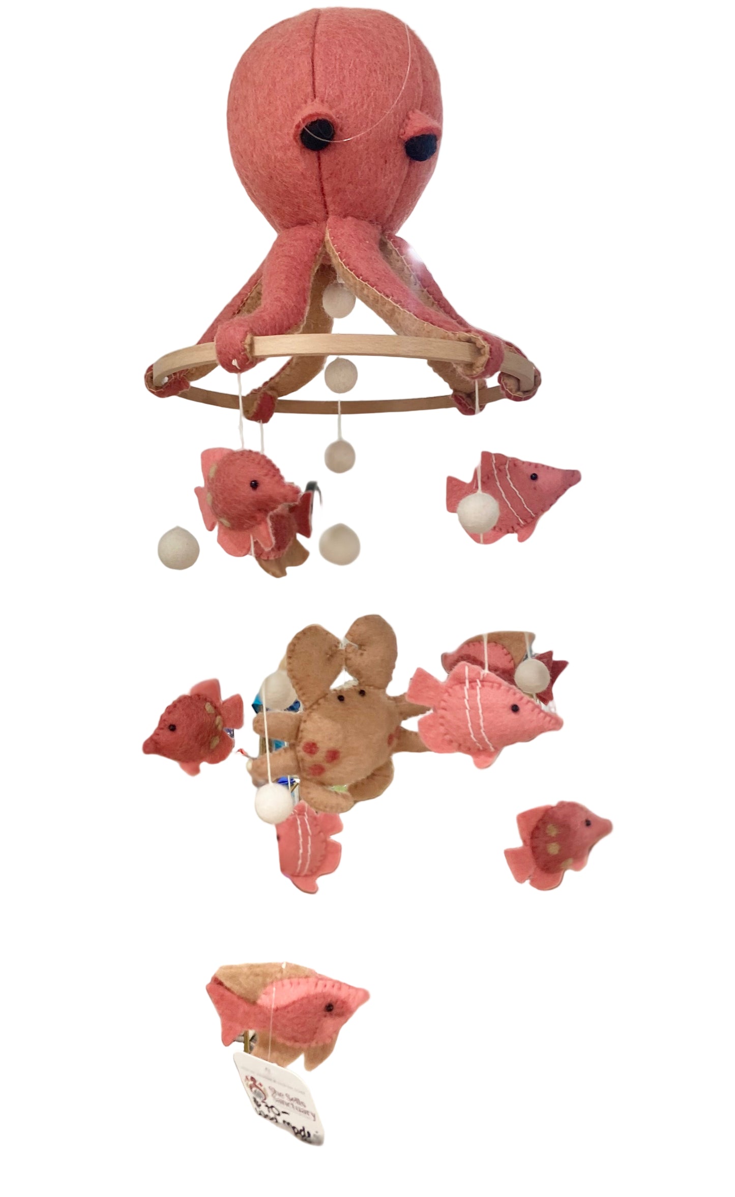 Pink Octopus Mobile