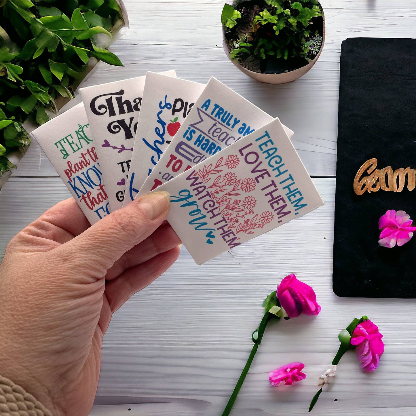 Seed Packages - Teacher Gift seed package with Wildflowers