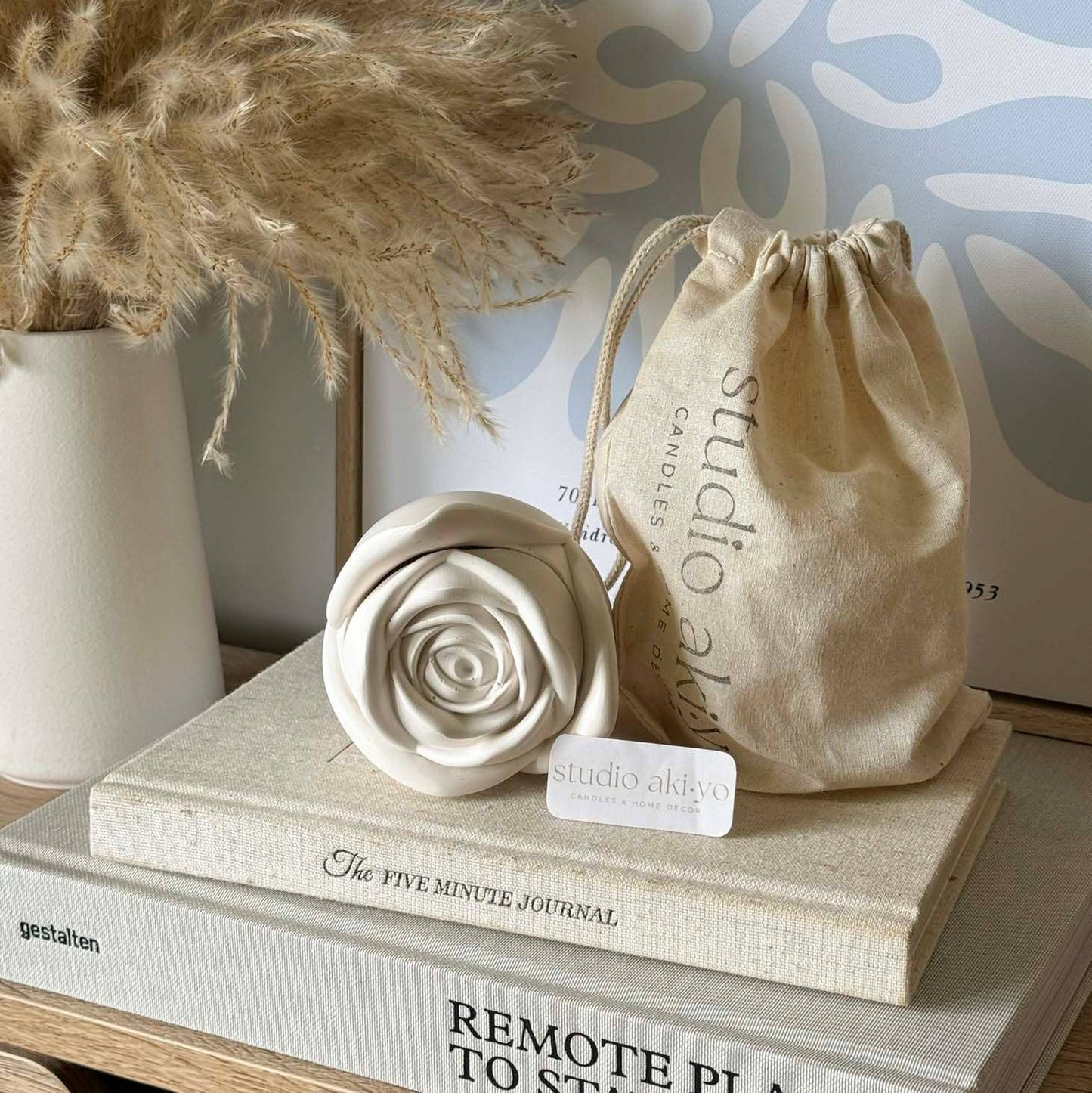 Rosebud Scented Wood Wick Soy Candle | 3oz | Mother's Day