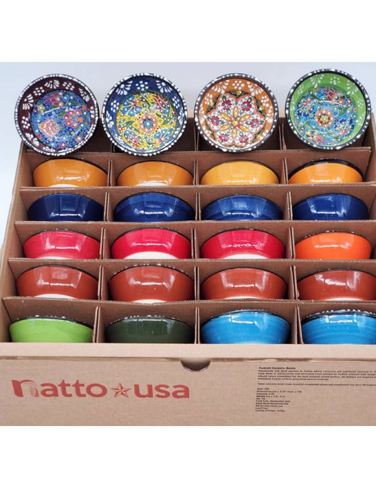Turkish ceramic 3” bowls garden