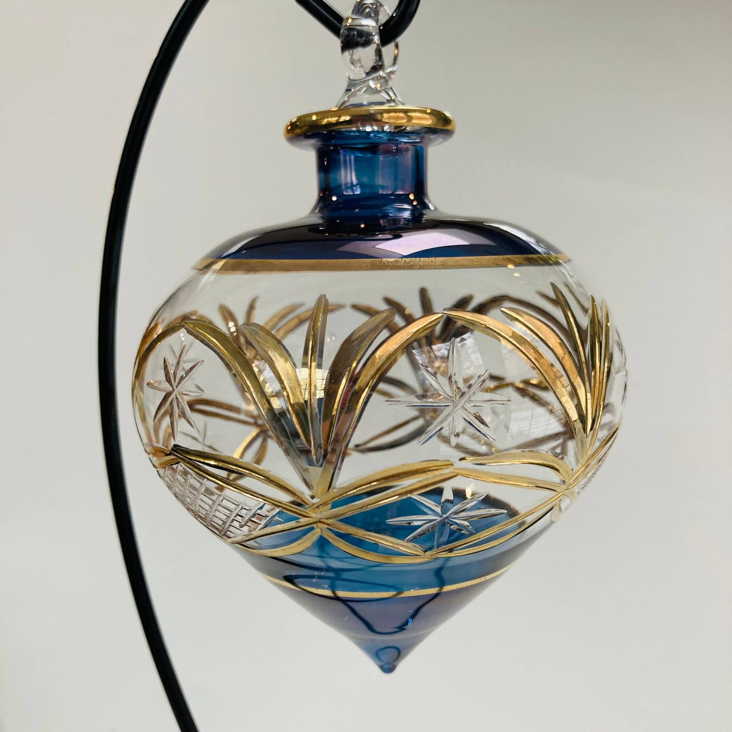 Blown Glass - Drop Blue
