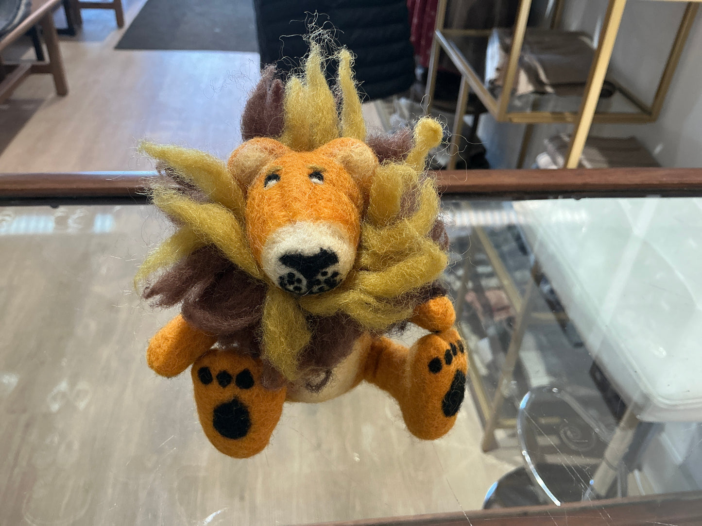 Small Felted Lion