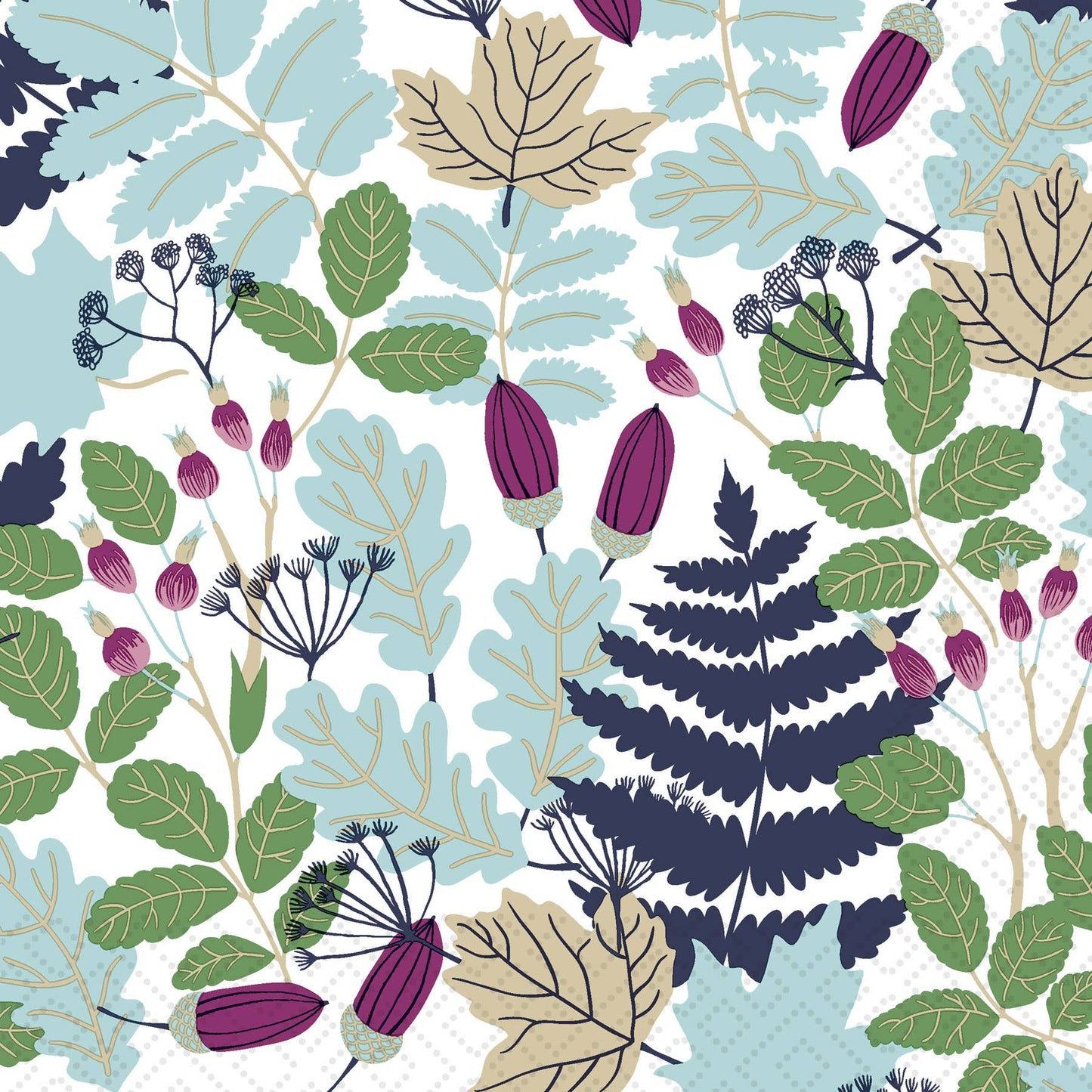 Magic of Leaves - Luncheon Napkin