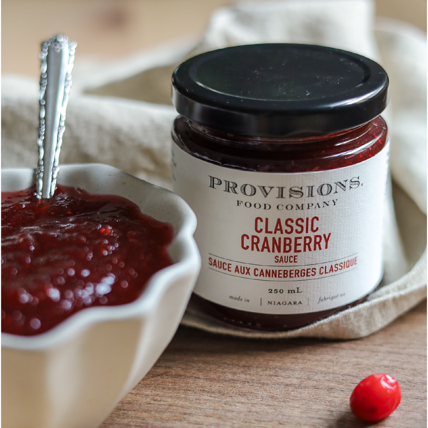 Classic Cranberry Sauce: 250mL