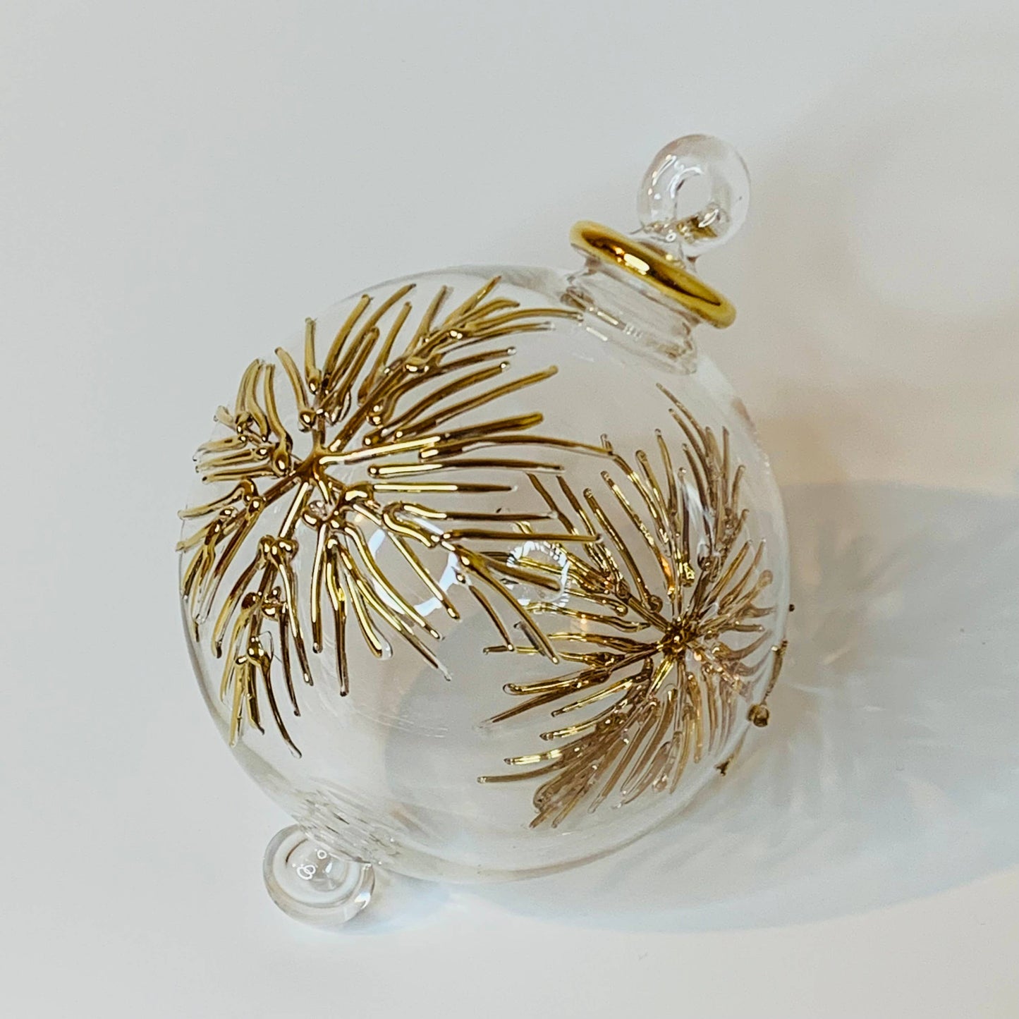 Blown Glass - Frozen Gold