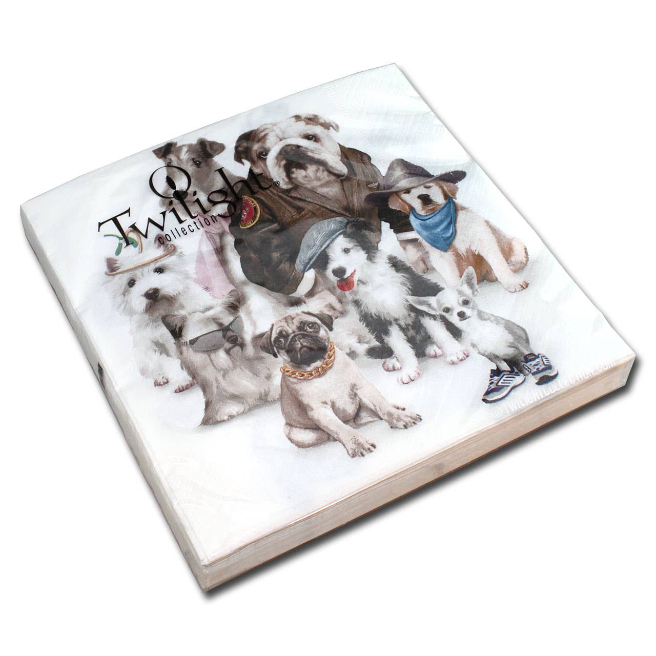 Dressed Dogs Luncheon Napkin