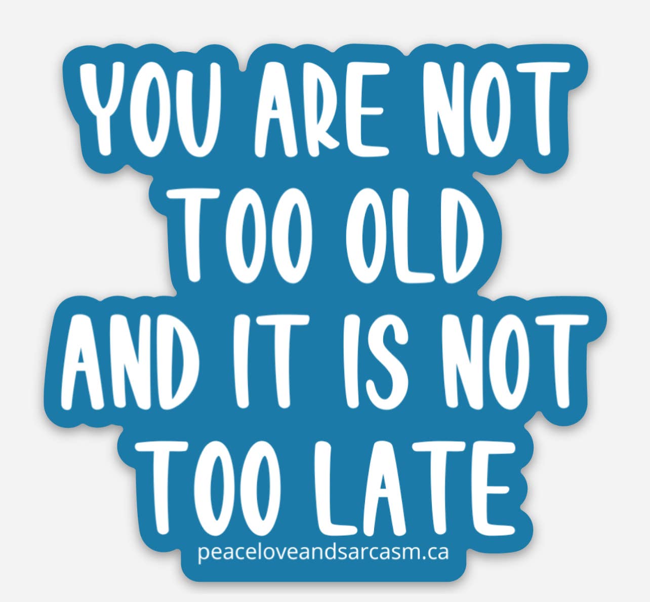 You are not too old Sticker