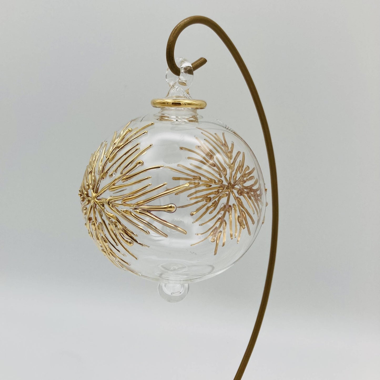 Blown Glass - Frozen Gold