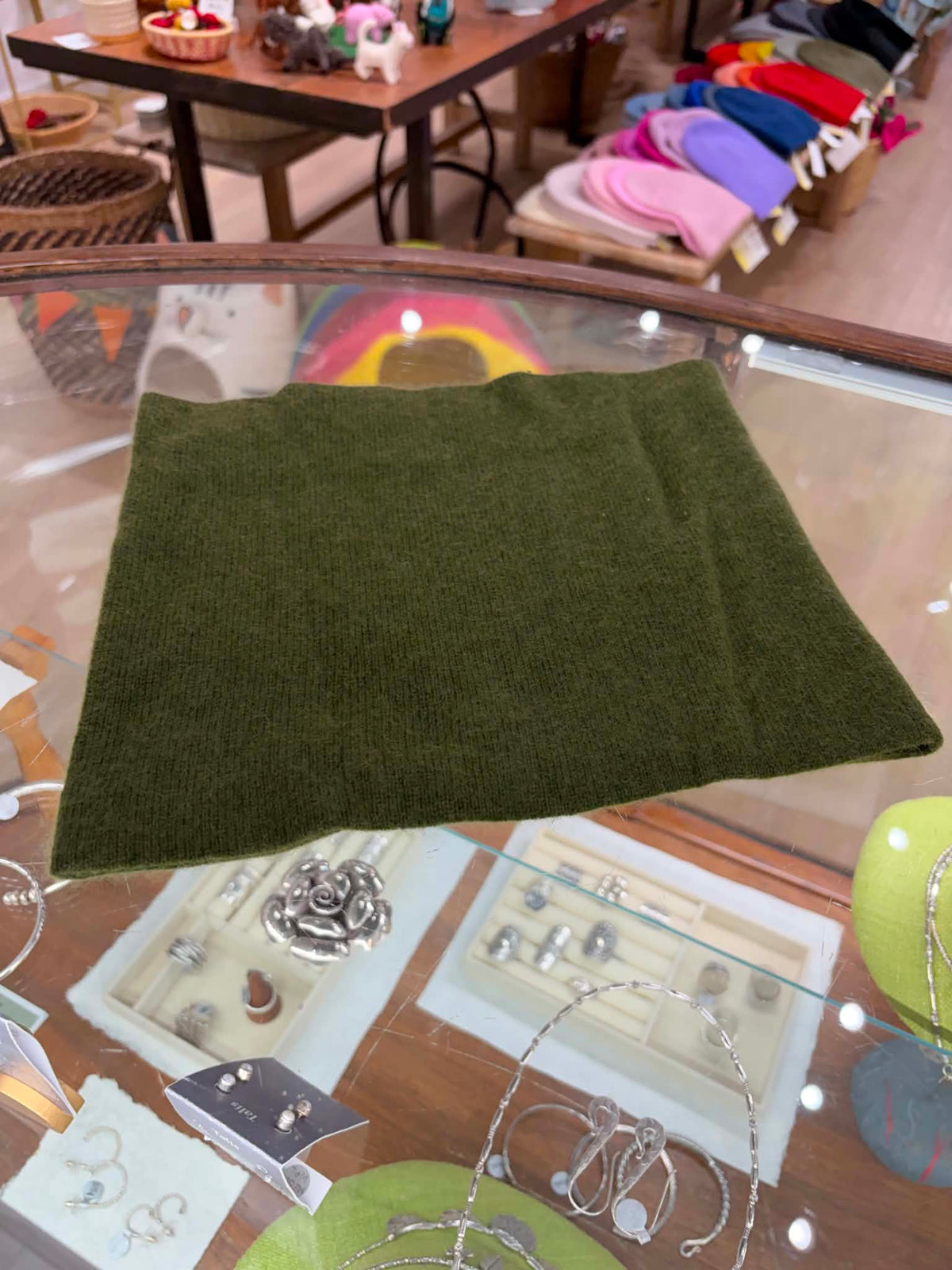 Forrest Green Pure Cashmere Neck Warmer