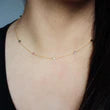 Gold with Gem Pendant $60