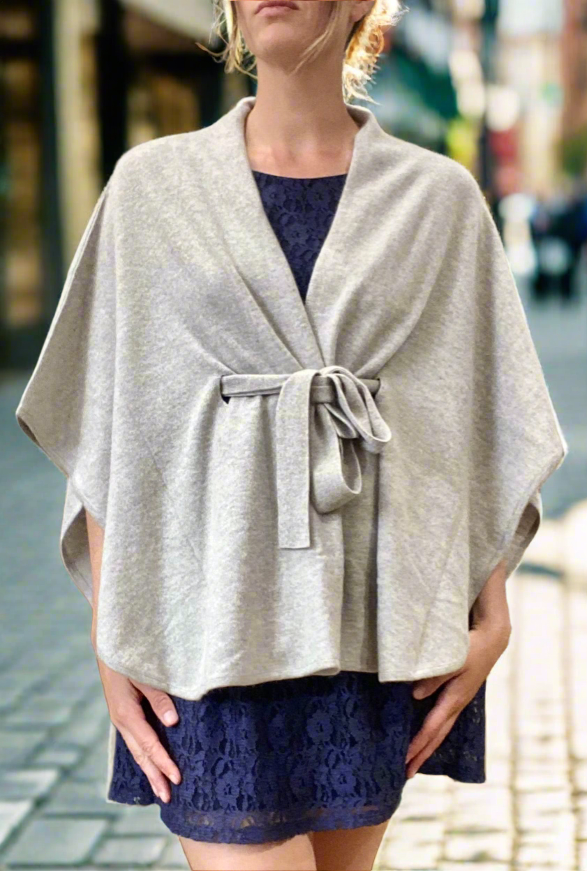 Cashmere wrap, poncho, cape
