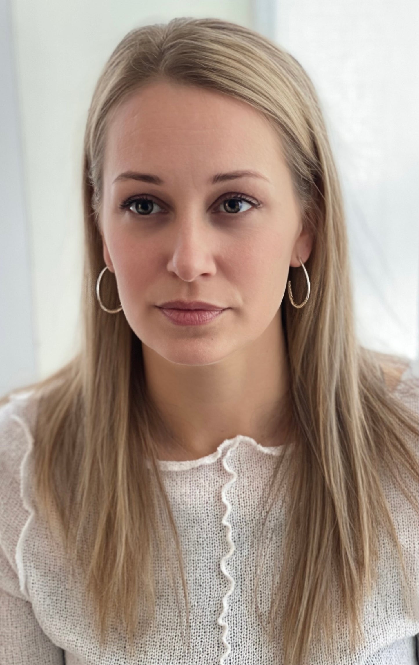 Moon Hoop Earrings TE172