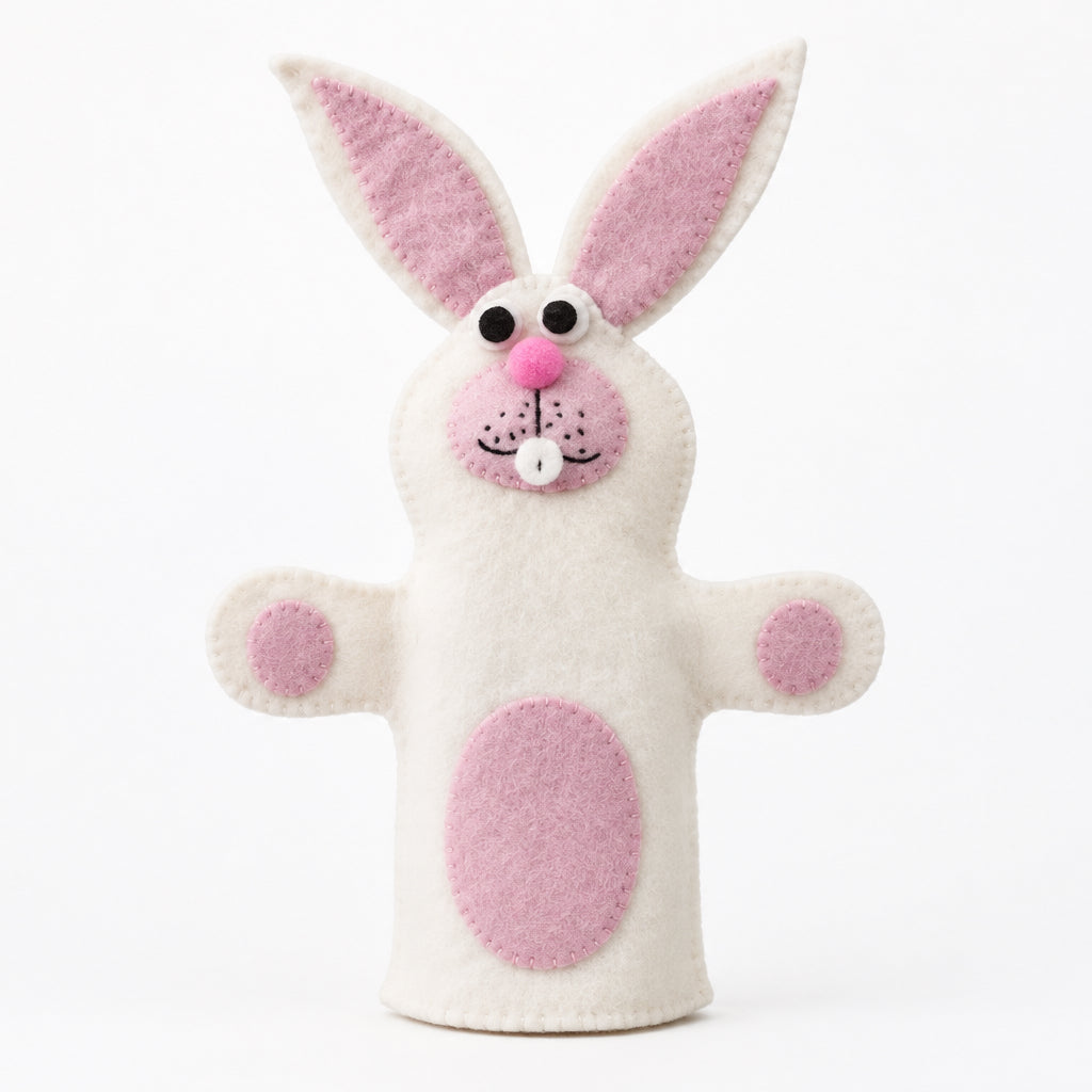 Bunny Wool Hand Puppet