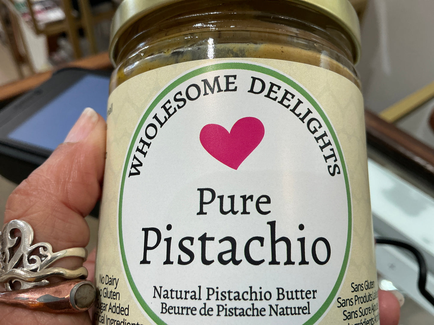 Pure pistachio spread