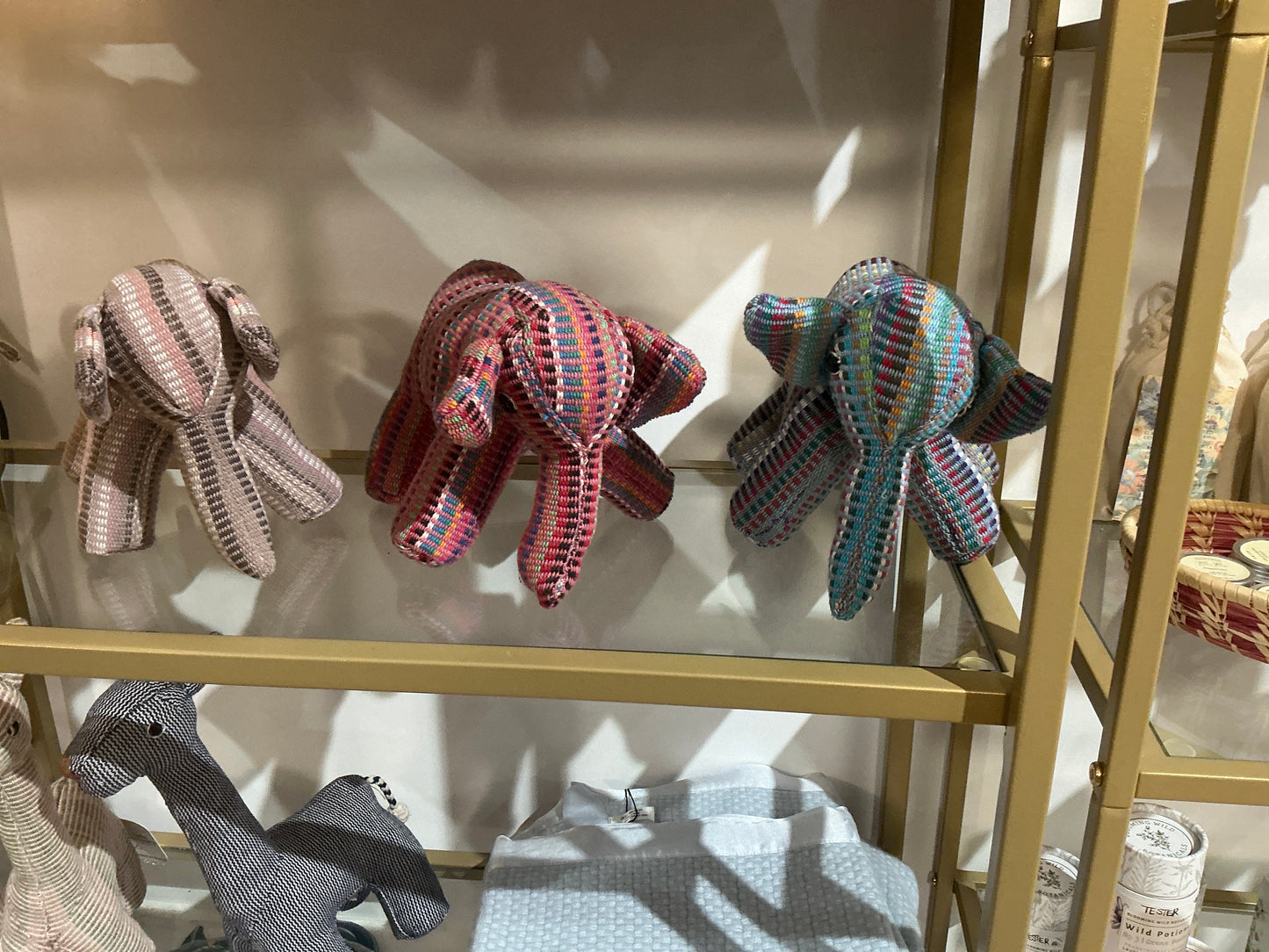 Baby elephant toy made in Nepal