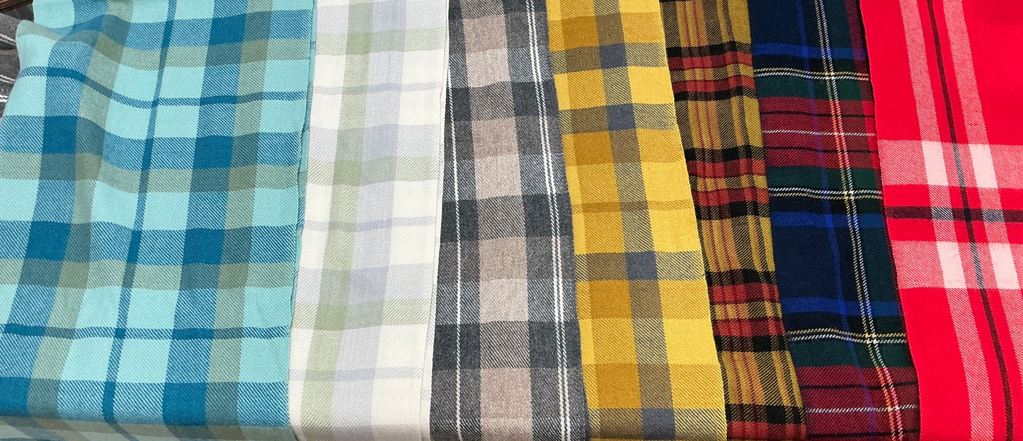 Tartan Cashmere Scarf - SALE