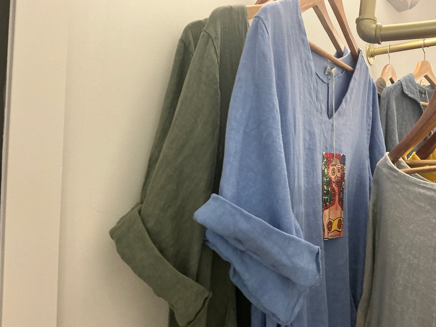 Linen cotton dress
